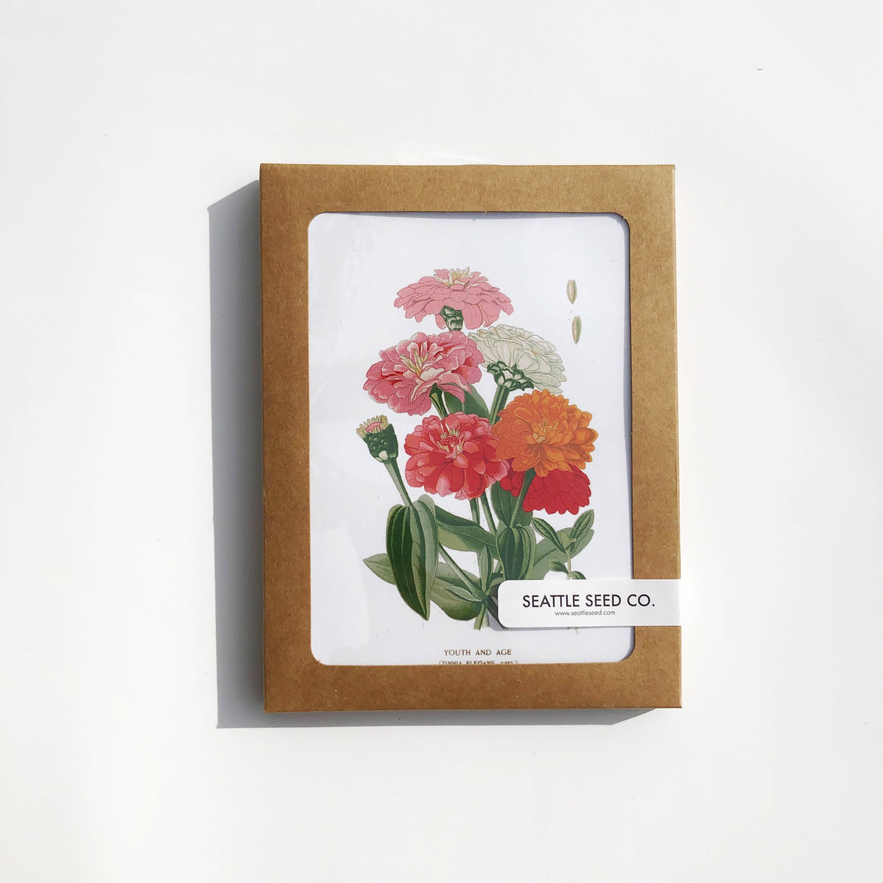 Vintage Botanical Greeting Card Set – Blank Flower Note Cards with Envelopes (Pack of 4)