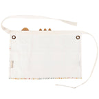 Mixed Florals Canvas Garden Apron – Half Apron with Tool Pockets and Accessory Loops