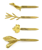 Cast Brass Herb Markers