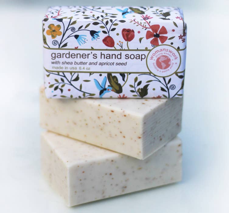 Gardener’s Hand Soap – Exfoliating Bar with Shea Butter, Cocoa Butter, Olive Oil & Aloe