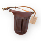 Leather Gardener’s Tool Belt with Adjustable Waist and Multi-Pocket Design