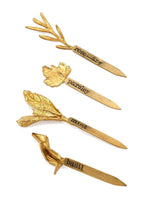Cast Brass Herb Markers