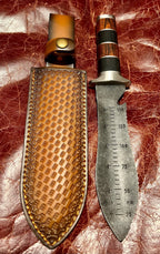 Premium Hori Hori Garden Knife with Leather Sheath and Sharpener