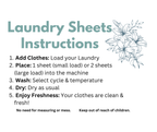 Eco-Friendly Laundry Detergent Sheets – 100 Count Box. Fresh Linen Scent